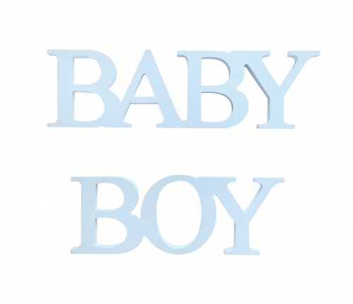 Napis prosty "BABY BOY"