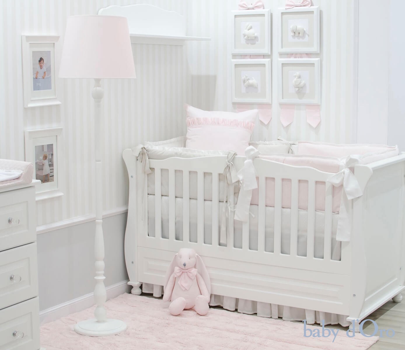 Lea Floor Lamp Cheverny Pink Baby D Oro, Pink Floor Lamp For Nursery