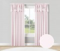 Golden Glow curtains with flounce and bows 