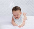 Baby bib Lovely Grey