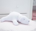 White decorative polar bear - pillow