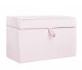 Quilted trunk- pink velvet