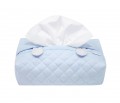 Quilted blue wipes cover