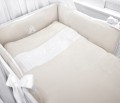 Cot bed bumper - Cheverny Beige
