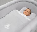 Newborn bedding with filling Lovely Grey