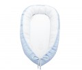 Quilted baby nest - blue