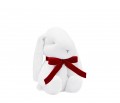 Small Boo bunny with red bow