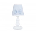 Lampka La Petit Royal Baby Blue w białe mini kwadraciki 