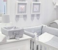 Cot bed bumper - Frenchy Grey