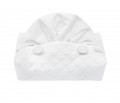 Quilted white wipes cover