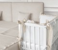 Bedside crib Classic Almond