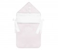 Hooded sleeping bag Misty Jersey light pink