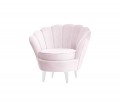Beverly mini armchair- pink velvet