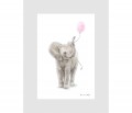 Picture with elephant with balloons