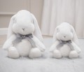Small Boo bunny with grey bow