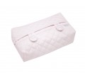 Quilted pink wipes cover