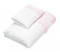 Baby bedding with flounce