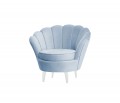 Beverly mini armchair- blue velvet