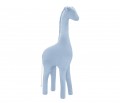 Żyrafa dekoracyjna aksamitna błękitna 