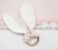 Bunny teether - velvet pink