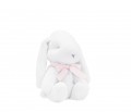 Small Boo Bunny with pink bow