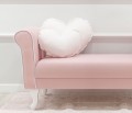 Upholstered bench - pink- 