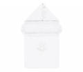 Hooded sleeping bag- Pure White