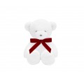 Small Boo Teddy Bear with red bow