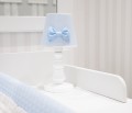 Lampka La Petit Royal Baby Blue w białe mini kwadraciki 