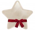 Velvet Star pillow - beige 