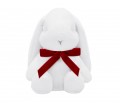 Large Boo bunny with red bow  