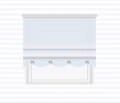 Roman blind with waves and bows - for individual order
