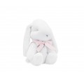 Small Boo bunny with pink bow