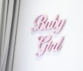 Hanging lettering "Baby Girl"