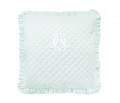 Quilted mint pillow