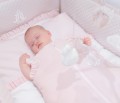 Baby bedding with flounce
