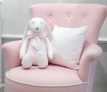 Fotel Valentino różowy- ekspozycyjny