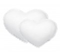 Big heart pillow Silver Bright