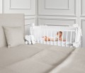 Bedside crib Pure White