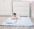 Play mat Cheverny blue with pillow 