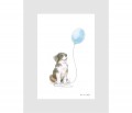 Picture with dog with balloons