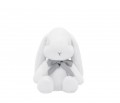 Small Boo bunny with grey bow