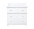 Dresser with changing station - Monte Carlo White line