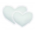 Small heart pillow - mint