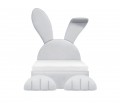 Bunny Bed velvet grey with a mattress  