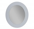 Round mirror with grey frame