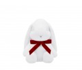 Small Boo bunny with red bow