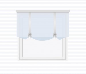 Valance with bows on sashes - for individual order