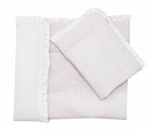 Newborn bedding with filling - Misty Jersey light pink