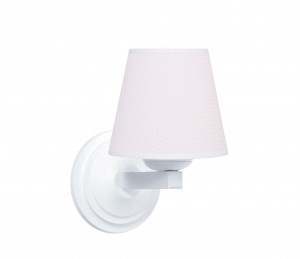 Round sconce - Cheverny Pink